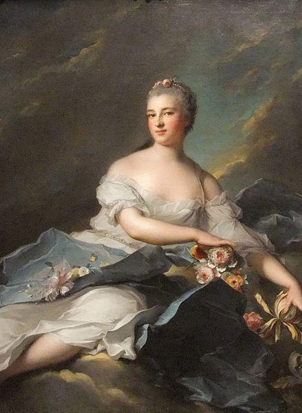 Jjean-Marc nattier Portrait of Baronne Rigoley d Ogny as Aurora, nee Elisabeth d Alencey oil painting image
